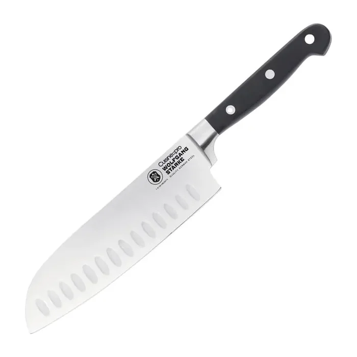 WOLFGANG STARKE 7 in. Steel Full Tang Santoku Knife