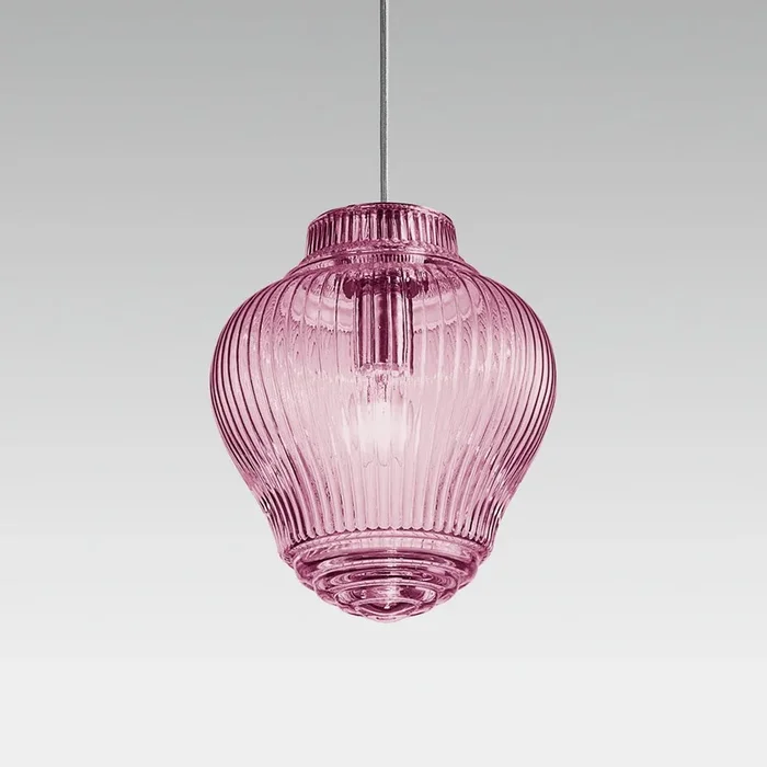Zafferano – ZA-LCL1105 – One Light Pendant – Bonnie & Clyde – Amethyst – ZALCL1105