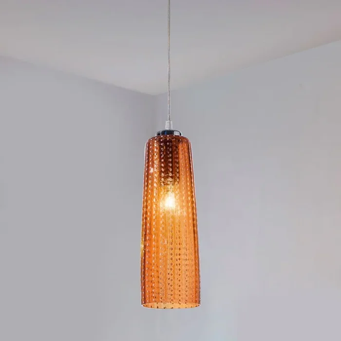 Zafferano – ZA-LPR3706 – One Light Pendant – Perle – Orange – ZALPR3706